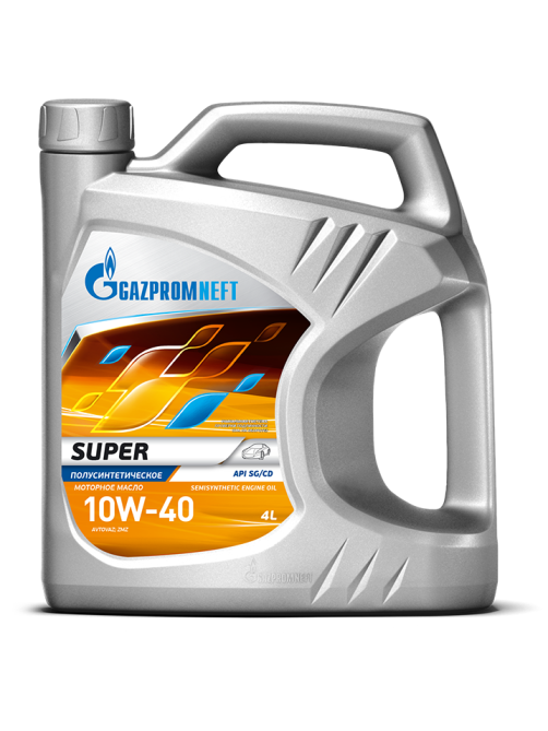 Масло моторное Gazpromneft Super 10W-40, 4л