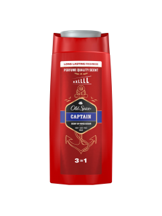 Гель для душа-шампунь мужской Old Spice Captain 3в1, 675мл