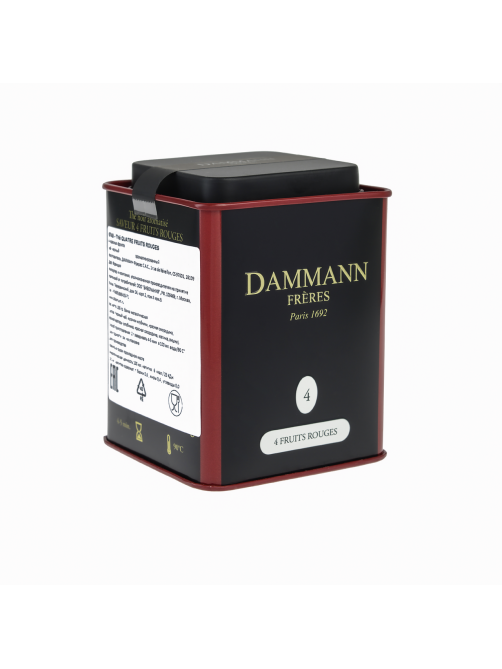 Чай Dammann Freres 4 красных фрукта черный, 100г