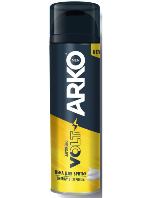 Пена для бритья Arko Men X Volt Energy, 200мл