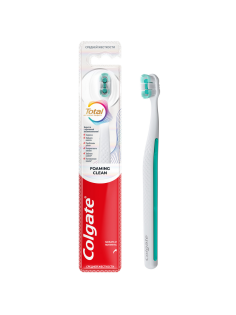 Зубная щетка Colgate Total пенная чистка средняя