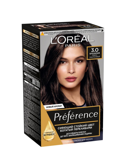 Краска для волос L'Oreal Preference 3 Бразилия, 243мл