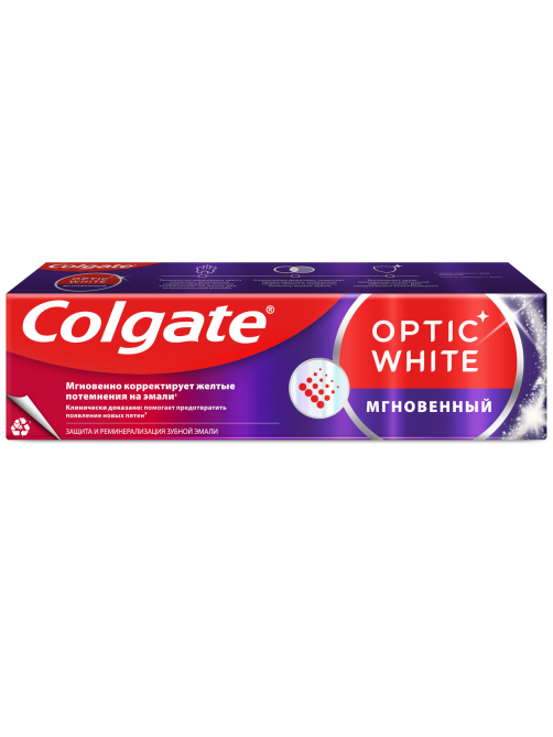 Зубная паста Colgate Optic White мгновенный, 75мл