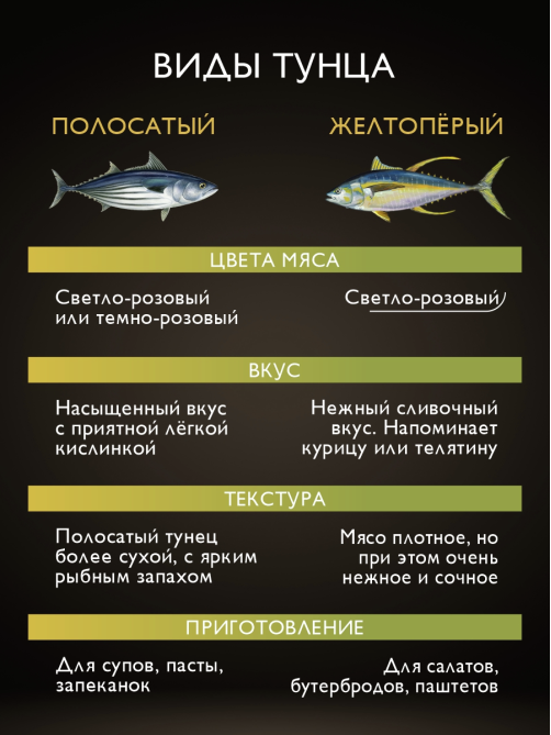 Тунец желтоперый Магуро филе-кусочки в масле, 170г