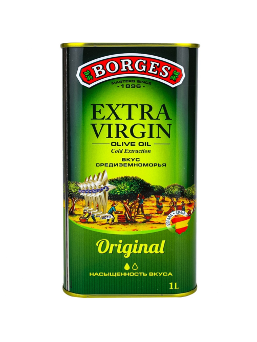 Масло оливковое Borges Original Extra Virgin нерафинированное, 1л