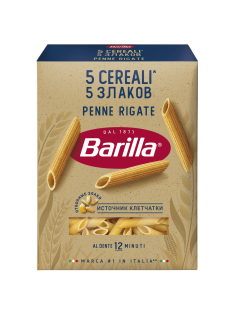 Макаронные изделия Barilla Пенне Ригате 5 Злаков, 450г