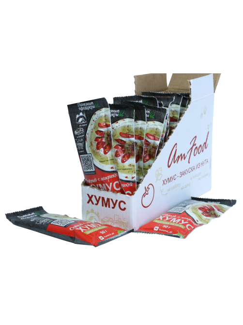Хумус AmFood острый с паприкой, 50г