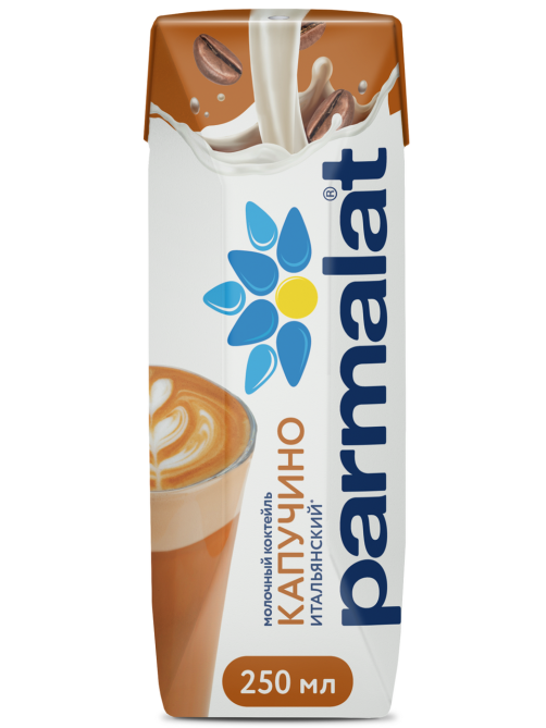 Коктейль молочный Parmalat Капучино итальяно, 250г