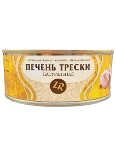 Треска Золотистая рыбка печень натуральная, 230г