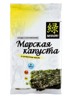 Чипсы Midori Нори в кунжутном масле, 5г