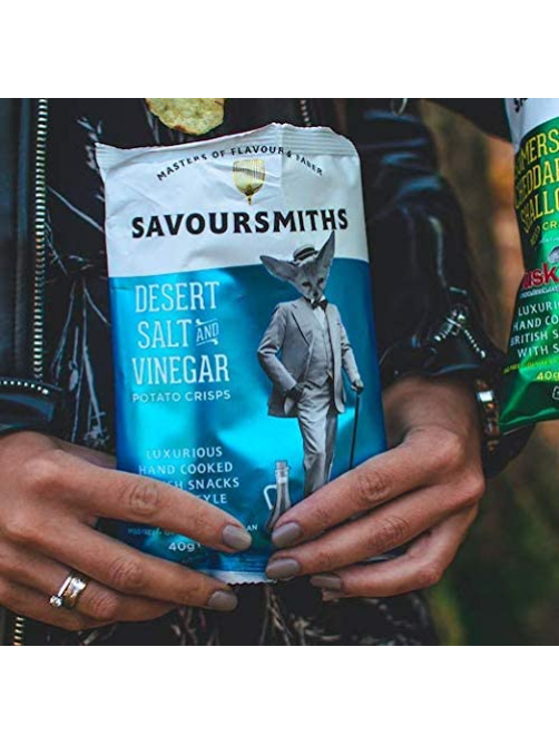 Чипсы Savoursmiths Соль пустыни и уксус, 150г