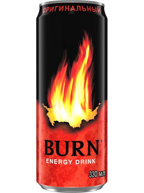 Энергетический напиток Burn Оригинальный, 330мл x 12 шт