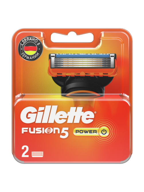 Кассета для бритвенного станка Gillette Fusion, 2шт