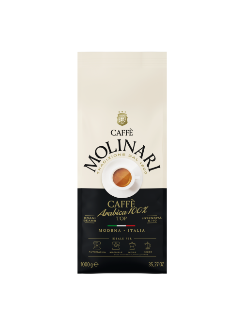 Кофе Molinari 100% арабика зерновой, 1кг