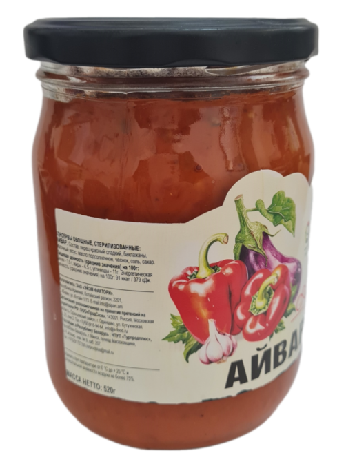 Айвар EcoFood, 520г