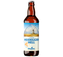 Пиво Gletcher Heidegger Hell, 0.5л