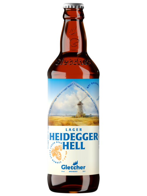 Пиво Gletcher Heidegger Hell, 0.5л