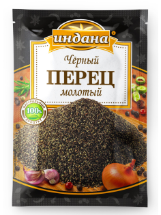 Перец черный Индана молотый, 15г