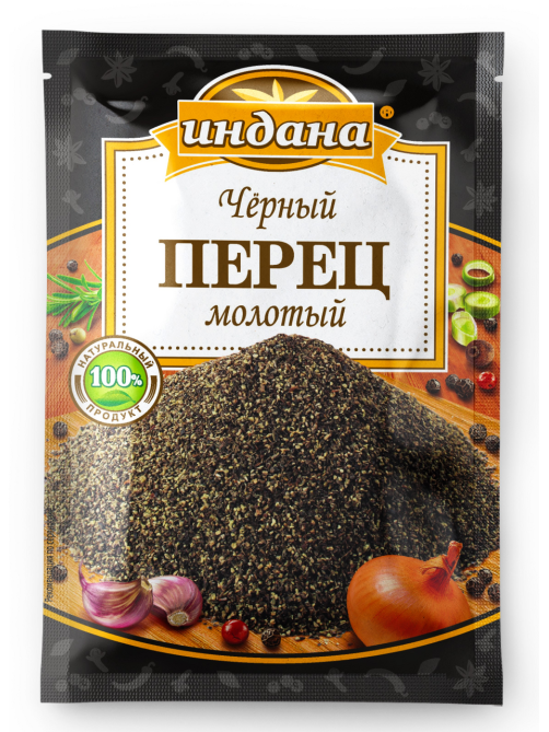 Перец черный Индана молотый, 15г