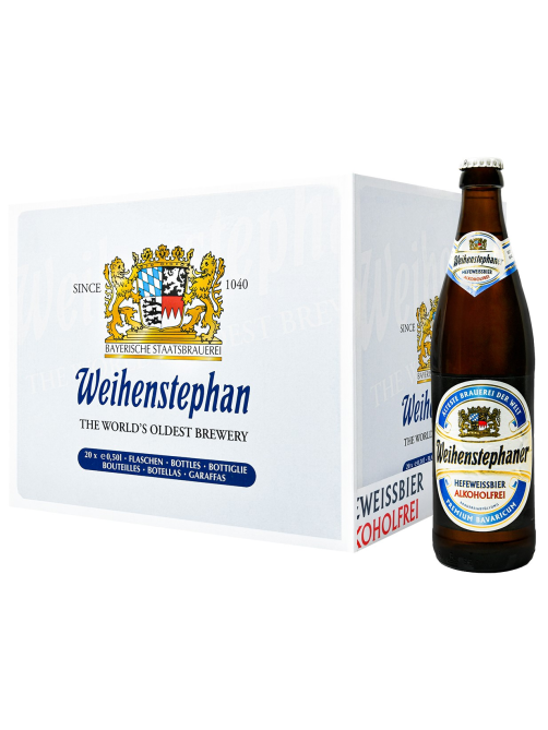 Пиво Weihenstephaner Hefe Weissbier безалкогольное, 0.5л
