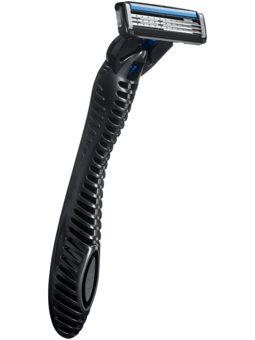 Бритва мужская BIC Flex 3 Hybrid 3 лезвия плавающая головка, 1 ручка и 2 сменные кассеты