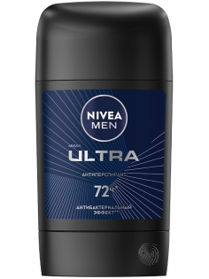 Антиперспирант-стик Nivea Men Ultra антибактериальный эффект, 50мл