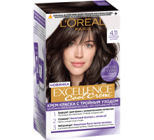 Крем-краска Excellence Color Cool 4.11 Ультрапепельный каштан, 197мл