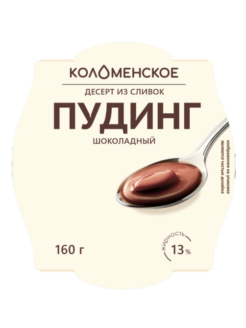 Пудинг Коломенское шоколад 13%, 160г