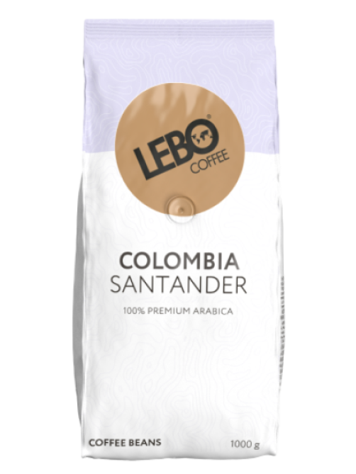 Кофе Lebo Colombia Santander зерновой, 1кг