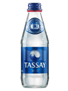 Вода Tassay питьевая газированная стекло, 250мл