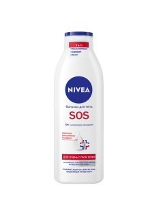 Бальзам Nivea Sos для тела увлажняющий с пантенолом, 250мл