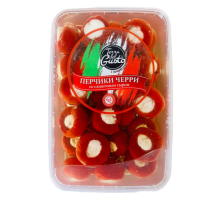 Перчики Terra del Gusto черри со сливочным сыром, 950г