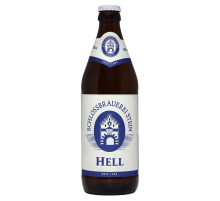 Пиво Schlossbrauerei Stein Hell светлое, 0.5л