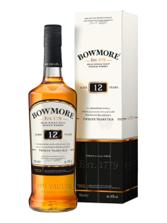 Виски шотландский Bowmore 12 лет, 0.7л