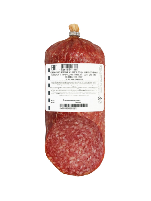 Колбаса Мясницкий ряд Старорусская трапеза сырокопченая, 200г