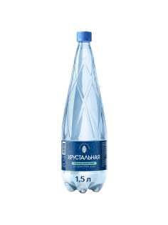 Вода Хрустальная газированная, 1.5л