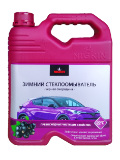 Жидкость стеклоомывателя Nigrin Violet edition зимняя до -22C, 4л