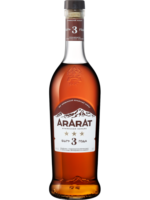 Коньяк Арарат 3 звезды, 0.5л