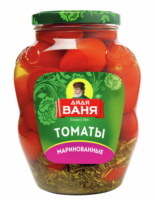 Томаты маринованные Дядя Ваня, 680г