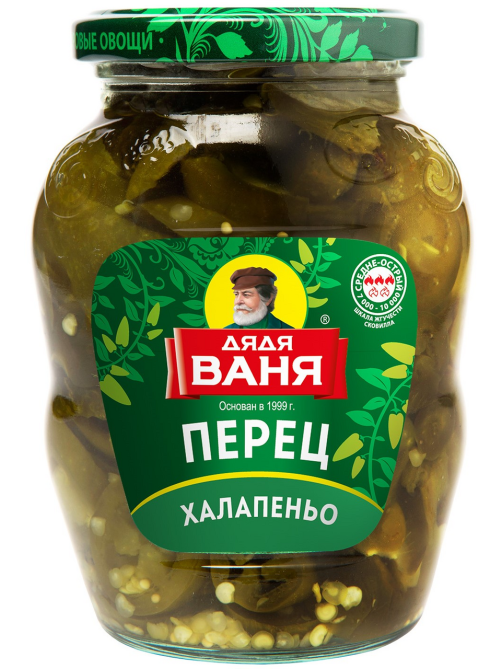 Перец Дядя Ваня Халапеньо, 350г