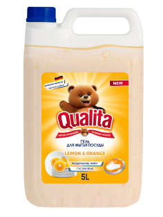 Средство для мытья посуды Qualita Lemon-Orange, 5л