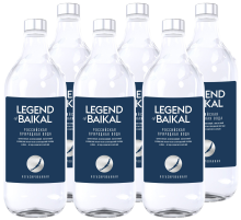 Вода Legend of Baikal питьевая негазированная стекло, 750мл x 6 шт