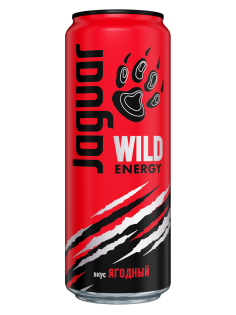 Энергетический напиток Jaguar Wild Energy ягодный, 450мл