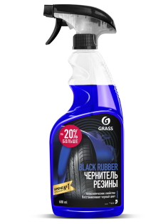 Чернитель шин Grass Black Rubber, 600мл