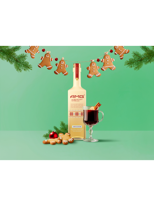 Настойка AMG имбирный пряник полусладкая, 0.5л