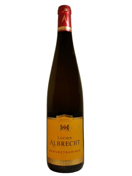 Вино Lucien Albrecht Riesling Gewurztraminer Reserve полусухое белое, 0.75л