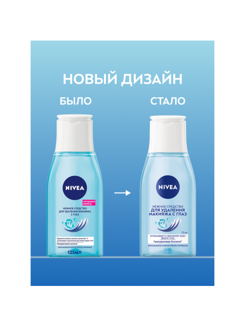 Лосьон для удаления макияжа Nivea Для чувствительной кожи вокруг глаз, 125мл