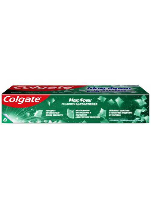 Зубная паста Colgate Макс Фреш Нежная мята с освежающими кристаллами для свежего дыхания и защиты от кариеса, 100мл