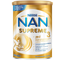 Сухая молочная смесь NAN 3 Supreme с 12 месяцев, 400г