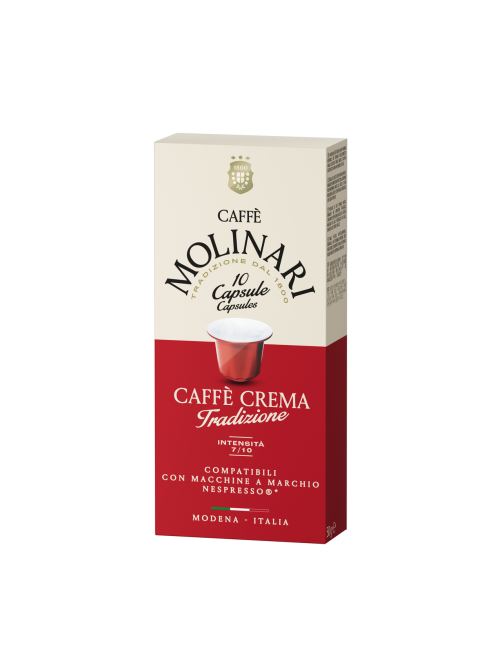 Кофе в капсулах Molinari Tradizione для кофемашин Nespresso 10шт, 50г